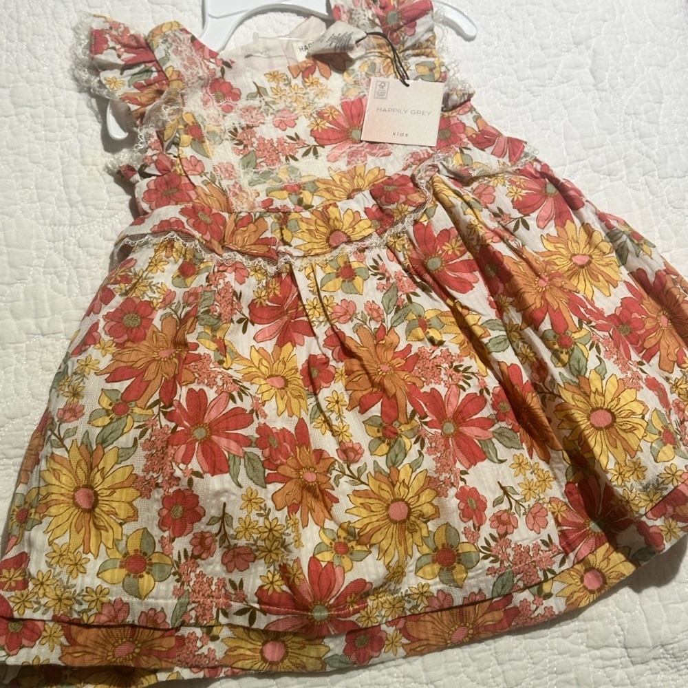 Floral Summer Girl Dress - Picture 7 of 16